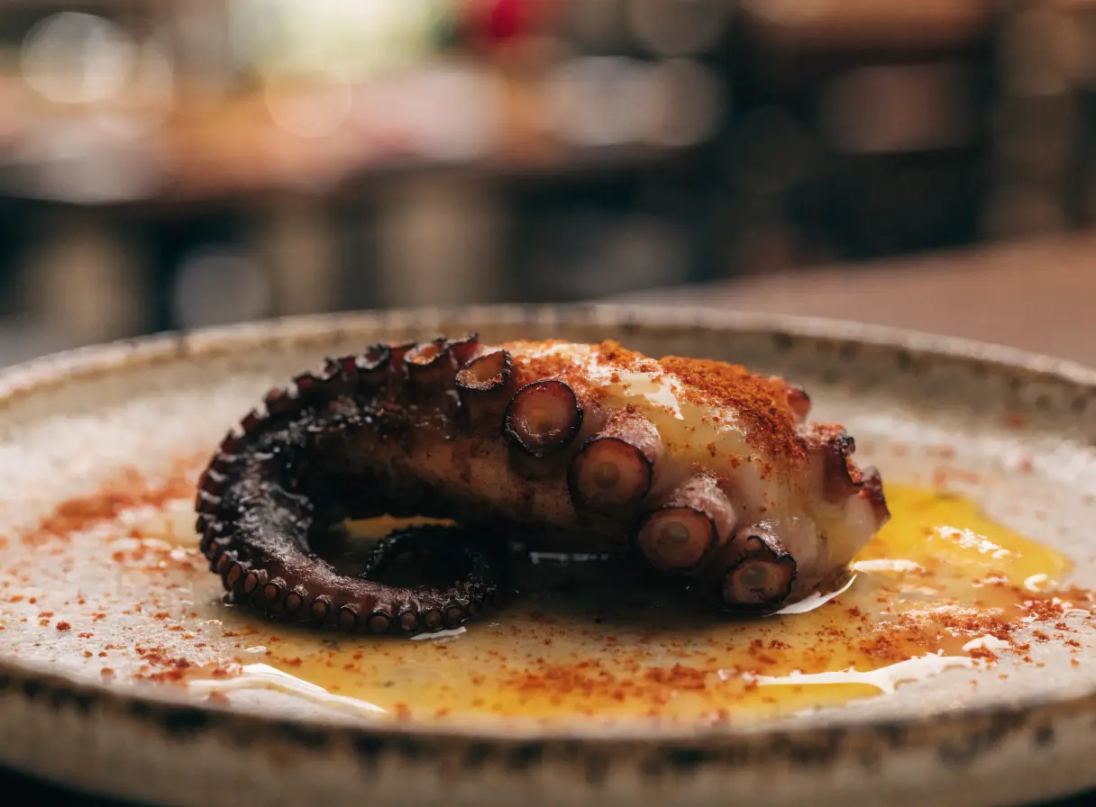 Pulpo a la brasa